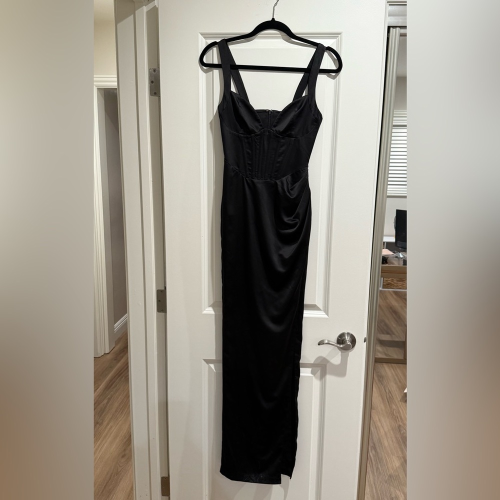 NWT! NBD Elodie Black Maxi Dress